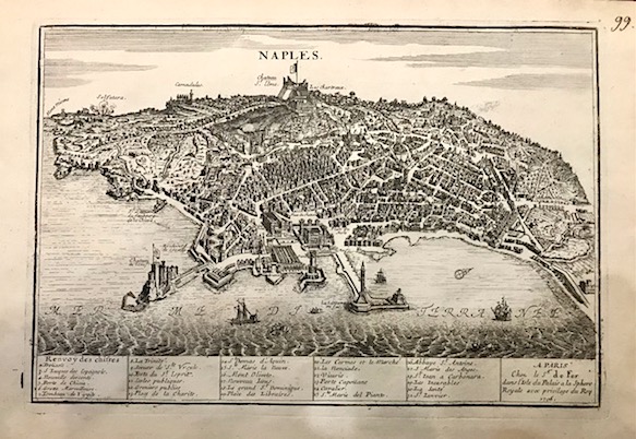 De Fer Nicolas (1646-1720) Naples 1705 Parigi 